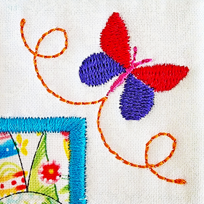BOW Spring Things Quilt - Borders & Corners In the hoop machine embroidery designs