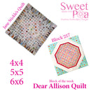 Dear Allison quilt block 217 in the 4x4 5x5 6x6 - Sweet Pea Australia In the hoop machine embroidery designs. in the hoop project, in the hoop embroidery designs, craft in the hoop project, diy in the hoop project, diy craft in the hoop project, in the hoop embroidery patterns, design in the hoop patterns, embroidery designs for in the hoop embroidery projects, best in the hoop machine embroidery designs perfect for all hoops and embroidery machines