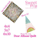 Dear Allison quilt block 180 and BONUS border block 181 in the 4x4 5x5 6x6 - Sweet Pea Australia In the hoop machine embroidery designs. in the hoop project, in the hoop embroidery designs, craft in the hoop project, diy in the hoop project, diy craft in the hoop project, in the hoop embroidery patterns, design in the hoop patterns, embroidery designs for in the hoop embroidery projects, best in the hoop machine embroidery designs perfect for all hoops and embroidery machines