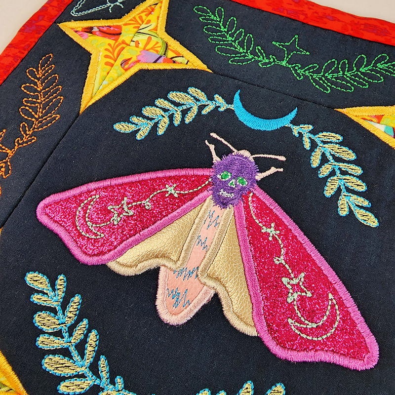 Willson's Wonders Insect Quilt 4x4 5x5 6x6 7x7 In the hoop machine embroidery designs
