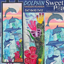 Dolphin Hanger or Runner 5x7 6x10 7x12 - Sweet Pea Australia In the hoop machine embroidery designs. in the hoop project, in the hoop embroidery designs, craft in the hoop project, diy in the hoop project, diy craft in the hoop project, in the hoop embroidery patterns, design in the hoop patterns, embroidery designs for in the hoop embroidery projects, best in the hoop machine embroidery designs perfect for all hoops and embroidery machines