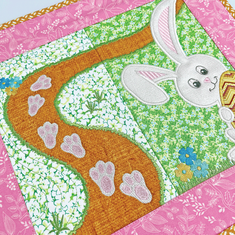 Easter Egg Hunt Placemat 5x7 6x10 7x12 - Sweet Pea Australia In the hoop machine embroidery designs. in the hoop project, in the hoop embroidery designs, craft in the hoop project, diy in the hoop project, diy craft in the hoop project, in the hoop embroidery patterns, design in the hoop patterns, embroidery designs for in the hoop embroidery projects, best in the hoop machine embroidery designs perfect for all hoops and embroidery machines