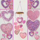 Hearts Hanger 4x4 5x5 - Sweet Pea Australia In the hoop machine embroidery designs. in the hoop project, in the hoop embroidery designs, craft in the hoop project, diy in the hoop project, diy craft in the hoop project, in the hoop embroidery patterns, design in the hoop patterns, embroidery designs for in the hoop embroidery projects, best in the hoop machine embroidery designs perfect for all hoops and embroidery machines