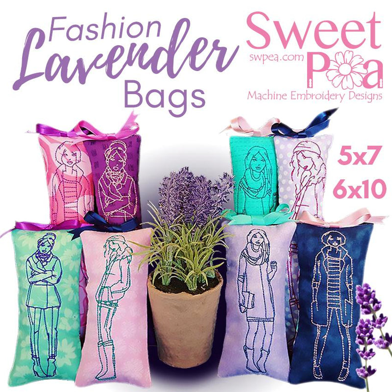 Fashion Lavender bags 5x7 6x10 - Sweet Pea Australia In the hoop machine embroidery designs. in the hoop project, in the hoop embroidery designs, craft in the hoop project, diy in the hoop project, diy craft in the hoop project, in the hoop embroidery patterns, design in the hoop patterns, embroidery designs for in the hoop embroidery projects, best in the hoop machine embroidery designs perfect for all hoops and embroidery machines