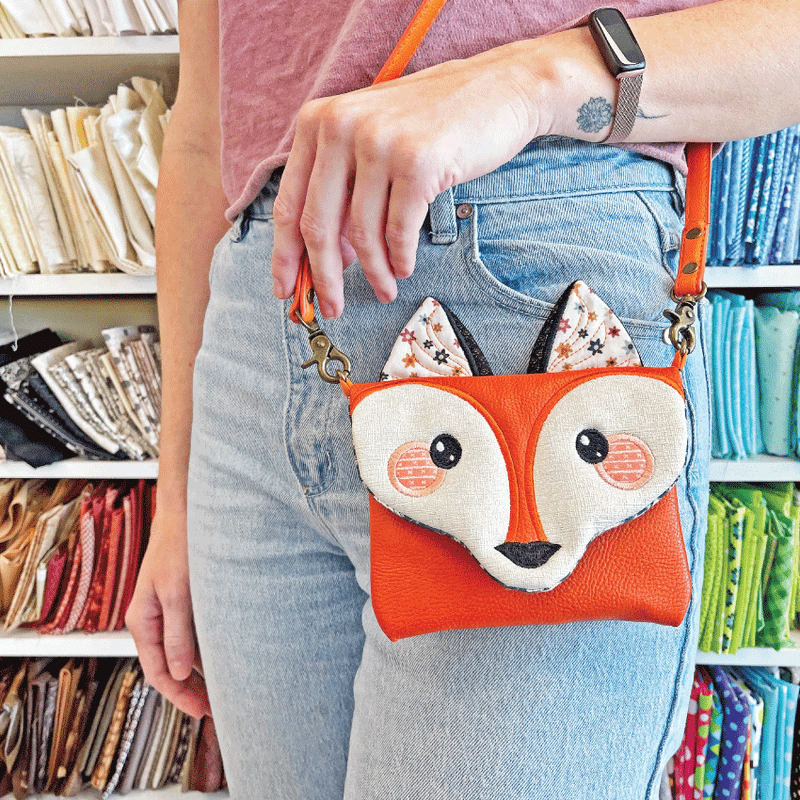 Fox Pouch / Crossbody Bag 6x10 7x12 8x12 9.5x14 - Sweet Pea Australia In the hoop machine embroidery designs. in the hoop project, in the hoop embroidery designs, craft in the hoop project, diy in the hoop project, diy craft in the hoop project, in the hoop embroidery patterns, design in the hoop patterns, embroidery designs for in the hoop embroidery projects, best in the hoop machine embroidery designs perfect for all hoops and embroidery machines