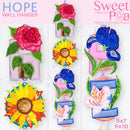 Hope Wall Hanger 5x7 6x10 - Sweet Pea Australia In the hoop machine embroidery designs. in the hoop project, in the hoop embroidery designs, craft in the hoop project, diy in the hoop project, diy craft in the hoop project, in the hoop embroidery patterns, design in the hoop patterns, embroidery designs for in the hoop embroidery projects, best in the hoop machine embroidery designs perfect for all hoops and embroidery machines