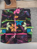 Geometric Backpack 5x7 6x10 In the hoop machine embroidery designs