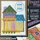 Home Sweet Home Mug Rug 5x7 6x10 7x12 - Sweet Pea Australia In the hoop machine embroidery designs. in the hoop project, in the hoop embroidery designs, craft in the hoop project, diy in the hoop project, diy craft in the hoop project, in the hoop embroidery patterns, design in the hoop patterns, embroidery designs for in the hoop embroidery projects, best in the hoop machine embroidery designs perfect for all hoops and embroidery machines