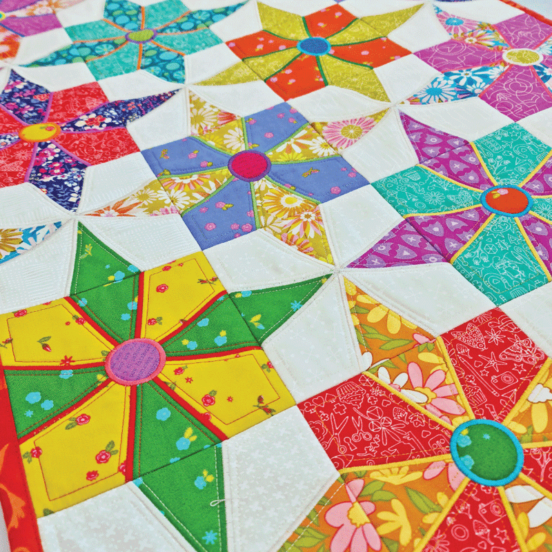 Jackie's Star Sewing Machine Cover and Quilt Block 4x4 5x5 6x6 and 7x7 - Sweet Pea Australia In the hoop machine embroidery designs. in the hoop project, in the hoop embroidery designs, craft in the hoop project, diy in the hoop project, diy craft in the hoop project, in the hoop embroidery patterns, design in the hoop patterns, embroidery designs for in the hoop embroidery projects, best in the hoop machine embroidery designs perfect for all hoops and embroidery machines