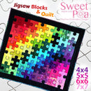 Jigsaw Block and Quilt 4x4 5x5 6x6 7x7 - Sweet Pea Australia In the hoop machine embroidery designs. in the hoop project, in the hoop embroidery designs, craft in the hoop project, diy in the hoop project, diy craft in the hoop project, in the hoop embroidery patterns, design in the hoop patterns, embroidery designs for in the hoop embroidery projects, best in the hoop machine embroidery designs perfect for all hoops and embroidery machines