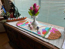 Easter Egg Basket Table Runner 5x7 6x10 7x12 In the hoop machine embroidery designs