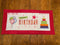 Happy Birthday Table Runner 5x7 6x10 8x12 - Sweet Pea Australia In the hoop machine embroidery designs. in the hoop project, in the hoop embroidery designs, craft in the hoop project, diy in the hoop project, diy craft in the hoop project, in the hoop embroidery patterns, design in the hoop patterns, embroidery designs for in the hoop embroidery projects, best in the hoop machine embroidery designs perfect for all hoops and embroidery machines