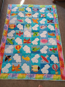 Aircraft Quilt 4x4 5x5 6x6 7x7 In the hoop machine embroidery designs