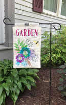 Garden Banner or Flag 5x7 6x10 8x12 9.5x14 - Sweet Pea Australia In the hoop machine embroidery designs. in the hoop project, in the hoop embroidery designs, craft in the hoop project, diy in the hoop project, diy craft in the hoop project, in the hoop embroidery patterns, design in the hoop patterns, embroidery designs for in the hoop embroidery projects, best in the hoop machine embroidery designs perfect for all hoops and embroidery machines