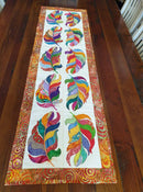 Raw Edge Feather Placemat 5x7 6x10 7x12 - Sweet Pea Australia In the hoop machine embroidery designs. in the hoop project, in the hoop embroidery designs, craft in the hoop project, diy in the hoop project, diy craft in the hoop project, in the hoop embroidery patterns, design in the hoop patterns, embroidery designs for in the hoop embroidery projects, best in the hoop machine embroidery designs perfect for all hoops and embroidery machines
