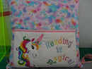Horse / Unicorn Reading Pillow 5x7 6x10 8x12 - Sweet Pea Australia In the hoop machine embroidery designs. in the hoop project, in the hoop embroidery designs, craft in the hoop project, diy in the hoop project, diy craft in the hoop project, in the hoop embroidery patterns, design in the hoop patterns, embroidery designs for in the hoop embroidery projects, best in the hoop machine embroidery designs perfect for all hoops and embroidery machines