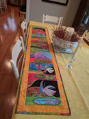 Bird of Paradise Flower table runner 5x7 6x10 8x12 - Sweet Pea Australia In the hoop machine embroidery designs. in the hoop project, in the hoop embroidery designs, craft in the hoop project, diy in the hoop project, diy craft in the hoop project, in the hoop embroidery patterns, design in the hoop patterns, embroidery designs for in the hoop embroidery projects, best in the hoop machine embroidery designs perfect for all hoops and embroidery machines