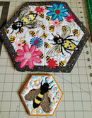 Honeybee Placemat & Coaster Set - Sweet Pea Australia In the hoop machine embroidery designs. in the hoop project, in the hoop embroidery designs, craft in the hoop project, diy in the hoop project, diy craft in the hoop project, in the hoop embroidery patterns, design in the hoop patterns, embroidery designs for in the hoop embroidery projects, best in the hoop machine embroidery designs perfect for all hoops and embroidery machines