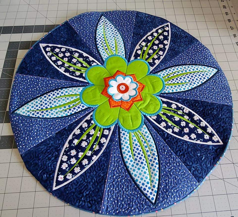 Flower Table Centre 5x7 6x10 7x12 - Sweet Pea Australia In the hoop machine embroidery designs. in the hoop project, in the hoop embroidery designs, craft in the hoop project, diy in the hoop project, diy craft in the hoop project, in the hoop embroidery patterns, design in the hoop patterns, embroidery designs for in the hoop embroidery projects, best in the hoop machine embroidery designs perfect for all hoops and embroidery machines