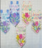 Spring is in the Air Flag 5x7 6x10 7x12 In the hoop machine embroidery designs