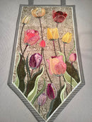 Tulip Fields Hanger 4x4 5x5 6x6 7x7 8x8 In the hoop machine embroidery designs