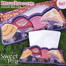 Mushroom Tissue Holder 5x7 - Sweet Pea Australia In the hoop machine embroidery designs. in the hoop project, in the hoop embroidery designs, craft in the hoop project, diy in the hoop project, diy craft in the hoop project, in the hoop embroidery patterns, design in the hoop patterns, embroidery designs for in the hoop embroidery projects, best in the hoop machine embroidery designs perfect for all hoops and embroidery machines