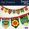 Owl Flowers Bunting 5x7 - Sweet Pea Australia In the hoop machine embroidery designs. in the hoop project, in the hoop embroidery designs, craft in the hoop project, diy in the hoop project, diy craft in the hoop project, in the hoop embroidery patterns, design in the hoop patterns, embroidery designs for in the hoop embroidery projects, best in the hoop machine embroidery designs perfect for all hoops and embroidery machines