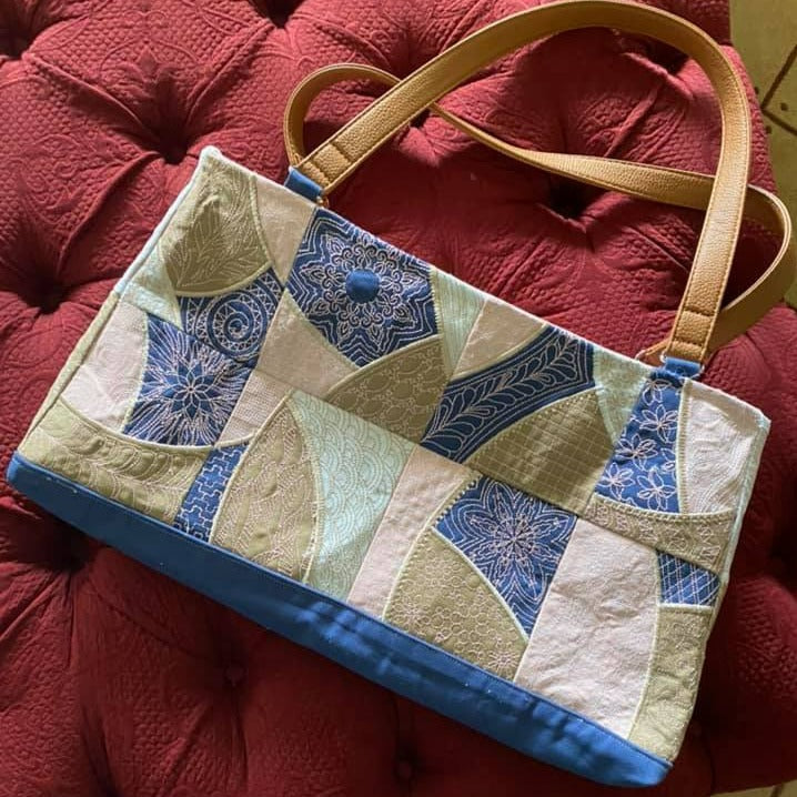 Quilted Patchwork Tote Bag 4x4 5x5 6x6 - Sweet Pea Australia In the hoop machine embroidery designs. in the hoop project, in the hoop embroidery designs, craft in the hoop project, diy in the hoop project, diy craft in the hoop project, in the hoop embroidery patterns, design in the hoop patterns, embroidery designs for in the hoop embroidery projects, best in the hoop machine embroidery designs perfect for all hoops and embroidery machines