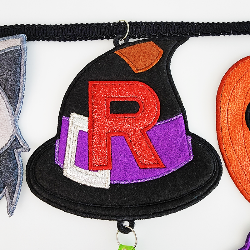 Trick or Treat Hanger 4x4 5x5 6x6 In the hoop machine embroidery designs