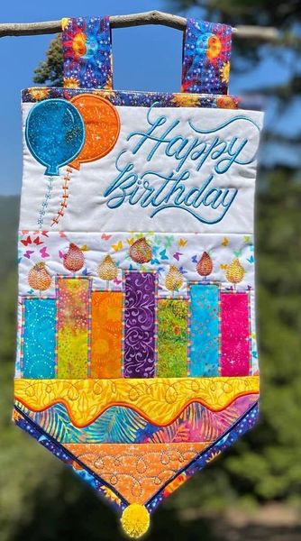Happy Birthday Flag 5x7 6x10 7x12 - Sweet Pea Australia In the hoop machine embroidery designs. in the hoop project, in the hoop embroidery designs, craft in the hoop project, diy in the hoop project, diy craft in the hoop project, in the hoop embroidery patterns, design in the hoop patterns, embroidery designs for in the hoop embroidery projects, best in the hoop machine embroidery designs perfect for all hoops and embroidery machines