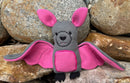 Batty Stuffie 5x7 6x10 - Sweet Pea Australia In the hoop machine embroidery designs. in the hoop project, in the hoop embroidery designs, craft in the hoop project, diy in the hoop project, diy craft in the hoop project, in the hoop embroidery patterns, design in the hoop patterns, embroidery designs for in the hoop embroidery projects, best in the hoop machine embroidery designs perfect for all hoops and embroidery machines