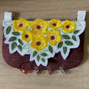 Reverse Applique Clutch 5x7 6x10 7x12 In the hoop machine embroidery designs