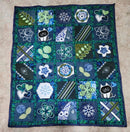 Denim quilt in the hoop 4x4 5x5 6x6 7x7 In the hoop machine embroidery designs