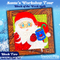 BOW Santa's Workshop Tour Quilt - Block 2 In the hoop machine embroidery designs