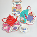 Tea Time Set In the hoop machine embroidery designs
