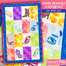 Shoe Blocks and Quilt 5x7 6x10 7x12 In the hoop machine embroidery designs