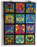 Stained Glass Blocks and Runner/Hanger 4x4 5x5 6x6 - Sweet Pea Australia In the hoop machine embroidery designs. in the hoop project, in the hoop embroidery designs, craft in the hoop project, diy in the hoop project, diy craft in the hoop project, in the hoop embroidery patterns, design in the hoop patterns, embroidery designs for in the hoop embroidery projects, best in the hoop machine embroidery designs perfect for all hoops and embroidery machines