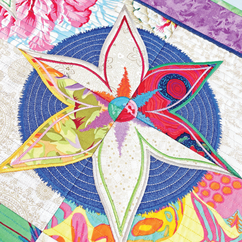 Star Flower Quilt 5x7 6x10 7x12 - Sweet Pea Australia In the hoop machine embroidery designs. in the hoop project, in the hoop embroidery designs, craft in the hoop project, diy in the hoop project, diy craft in the hoop project, in the hoop embroidery patterns, design in the hoop patterns, embroidery designs for in the hoop embroidery projects, best in the hoop machine embroidery designs perfect for all hoops and embroidery machines