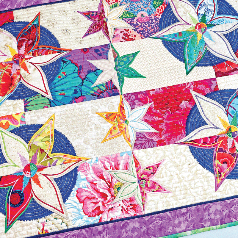 Star Flower Quilt 5x7 6x10 7x12 - Sweet Pea Australia In the hoop machine embroidery designs. in the hoop project, in the hoop embroidery designs, craft in the hoop project, diy in the hoop project, diy craft in the hoop project, in the hoop embroidery patterns, design in the hoop patterns, embroidery designs for in the hoop embroidery projects, best in the hoop machine embroidery designs perfect for all hoops and embroidery machines