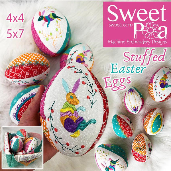 Stuffed Easter Eggs 4x4 5x7 - Sweet Pea Australia In the hoop machine embroidery designs. in the hoop project, in the hoop embroidery designs, craft in the hoop project, diy in the hoop project, diy craft in the hoop project, in the hoop embroidery patterns, design in the hoop patterns, embroidery designs for in the hoop embroidery projects, best in the hoop machine embroidery designs perfect for all hoops and embroidery machines