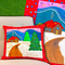 Christmas Town Cushion 5x7 6x10 7x12 In the hoop machine embroidery designs
