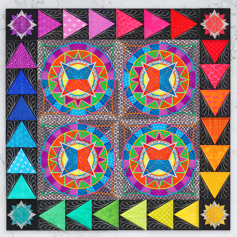Flying Geese Borders 4x4 5x5 6x6 6x10 7x7 7x12 8x8 8x12 In the hoop machine embroidery designs