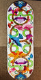 Feather Jungle Table Runner 5x7 6x10 7x12 In the hoop machine embroidery designs