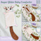 Sugar Glider Baby Comforter 6x10 8x12 In the hoop machine embroidery designs