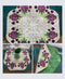 Festive Pomegranate Table Centre / Runner 4x4 5x5 6x6 7x7 In the hoop machine embroidery designs