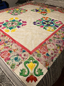 Mirrored Floral Quilt 4x4 5x5 6x6 7x7 8x8 - Sweet Pea Australia In the hoop machine embroidery designs. in the hoop project, in the hoop embroidery designs, craft in the hoop project, diy in the hoop project, diy craft in the hoop project, in the hoop embroidery patterns, design in the hoop patterns, embroidery designs for in the hoop embroidery projects, best in the hoop machine embroidery designs perfect for all hoops and embroidery machines