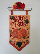 Hello Fall/Autumn Flag 5x7 6x10 7x12 - Sweet Pea Australia In the hoop machine embroidery designs. in the hoop project, in the hoop embroidery designs, craft in the hoop project, diy in the hoop project, diy craft in the hoop project, in the hoop embroidery patterns, design in the hoop patterns, embroidery designs for in the hoop embroidery projects, best in the hoop machine embroidery designs perfect for all hoops and embroidery machines
