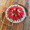 Poinsettia Casserole Carrier 5x7 - Sweet Pea Australia In the hoop machine embroidery designs. in the hoop project, in the hoop embroidery designs, craft in the hoop project, diy in the hoop project, diy craft in the hoop project, in the hoop embroidery patterns, design in the hoop patterns, embroidery designs for in the hoop embroidery projects, best in the hoop machine embroidery designs perfect for all hoops and embroidery machines