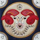 BOM Zodiac Quilt Block 1 - Aries - Sweet Pea Australia In the hoop machine embroidery designs. in the hoop project, in the hoop embroidery designs, craft in the hoop project, diy in the hoop project, diy craft in the hoop project, in the hoop embroidery patterns, design in the hoop patterns, embroidery designs for in the hoop embroidery projects, best in the hoop machine embroidery designs perfect for all hoops and embroidery machines