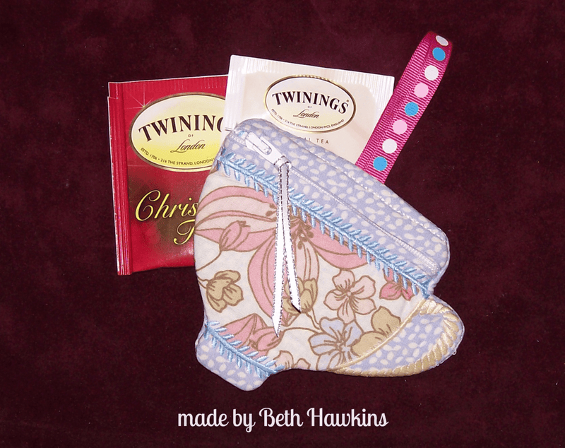 Teacup Zipper Purse 4x4 5x5 6x6 7x7 - Sweet Pea Australia In the hoop machine embroidery designs. in the hoop project, in the hoop embroidery designs, craft in the hoop project, diy in the hoop project, diy craft in the hoop project, in the hoop embroidery patterns, design in the hoop patterns, embroidery designs for in the hoop embroidery projects, best in the hoop machine embroidery designs perfect for all hoops and embroidery machines